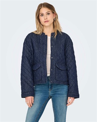 ONLHallie Quilted Denim Jakke