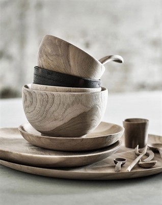 Tallerken Ø18 - Natur