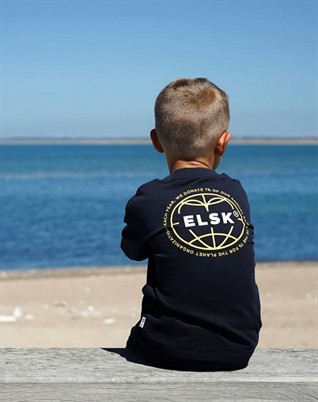 Globe Statement Kids Brushed Langærmet