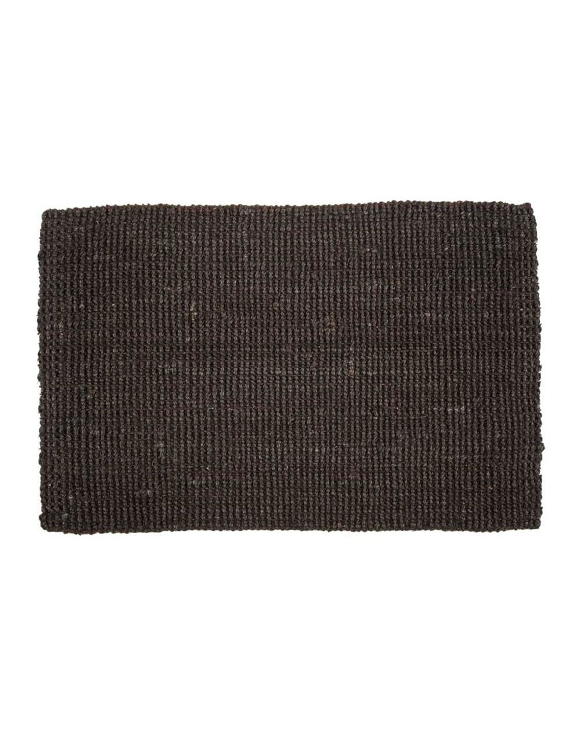 Jute Dørmåtte - 60 x 90 Cm - Black