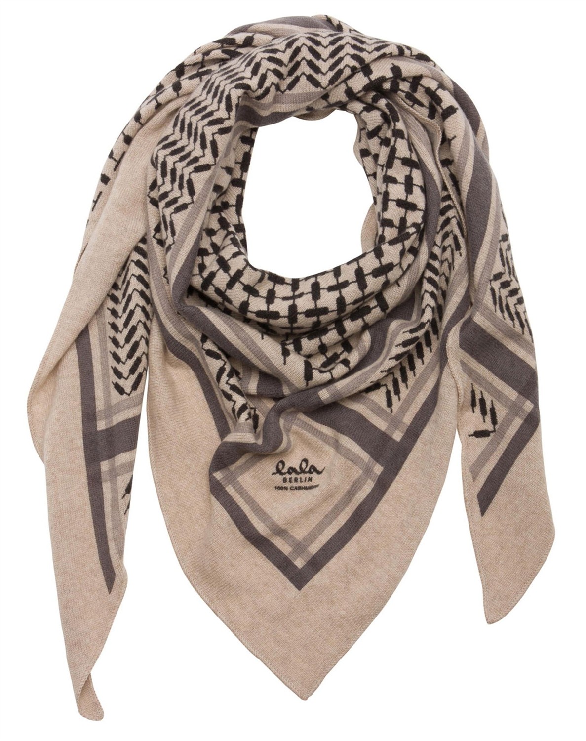 Lala Berlin Tørklæde - Triangle Trinity Classic M