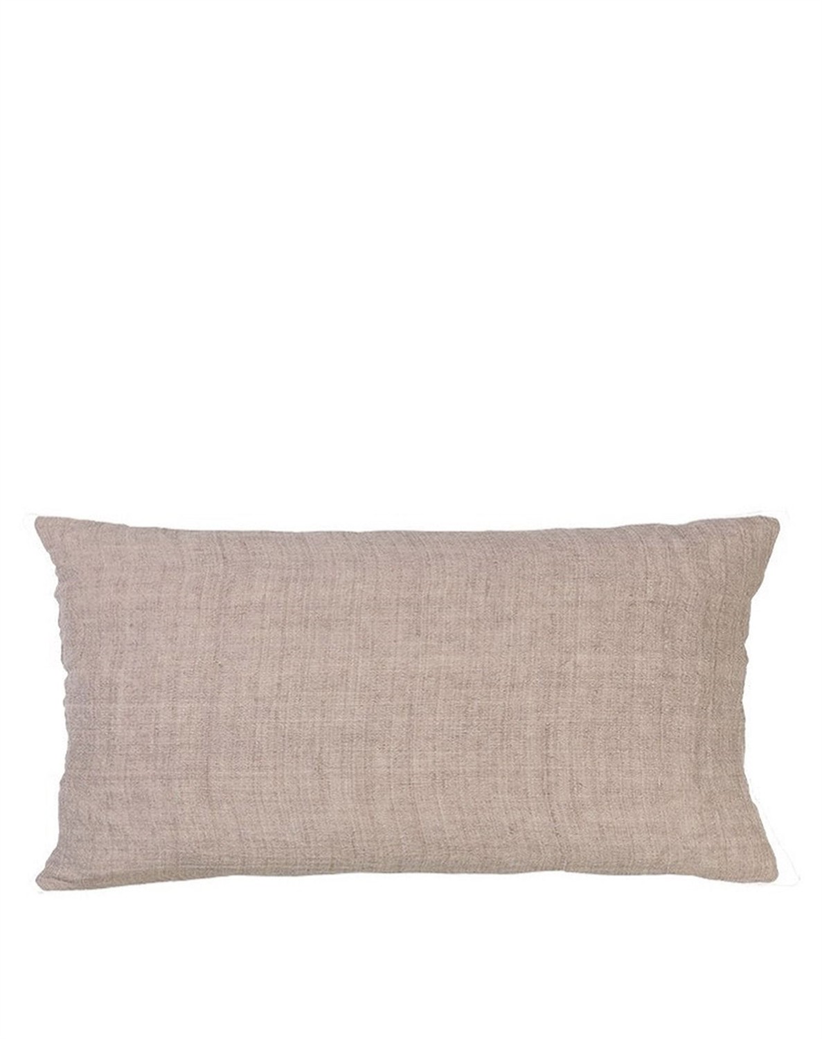 Linen Mini Gable Pude - Magnolia - 45 x 70 Cm